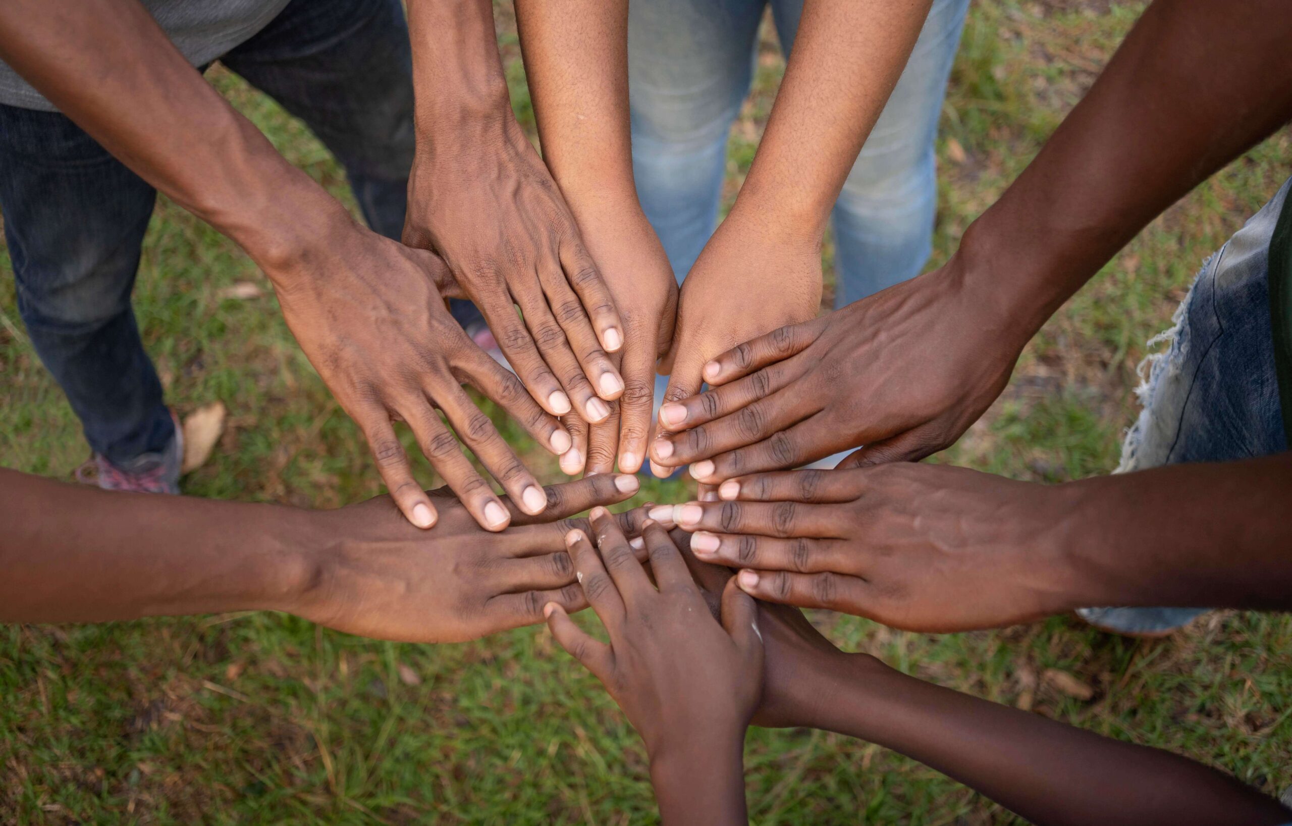 close up community concept with hands scaled